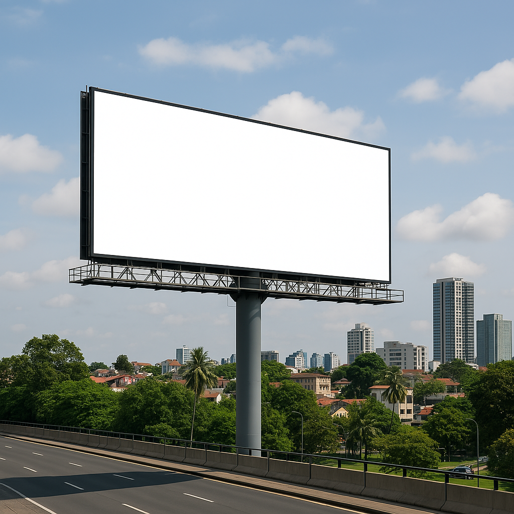 Outdoor billboard campaign planning in Sri Lanka